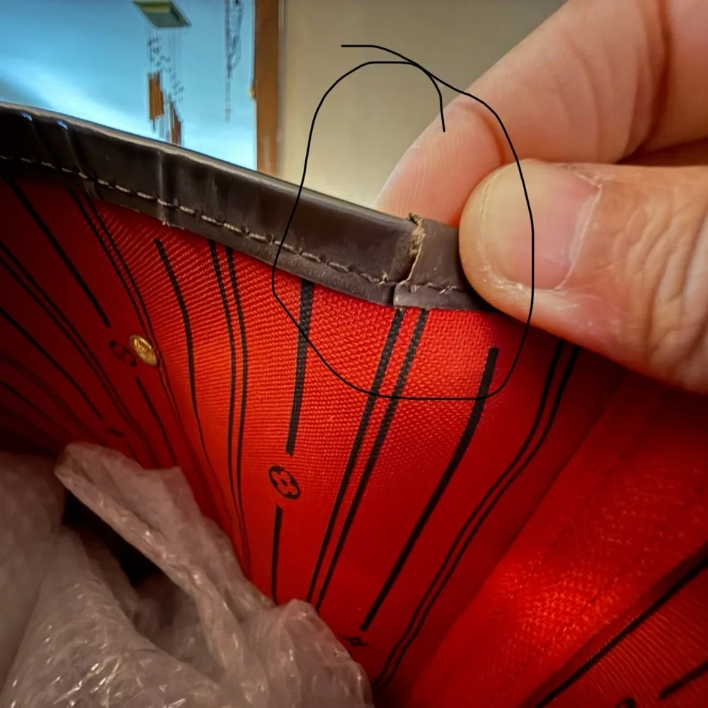 Louis vuitton Neverfull GM damier ebene - Picture 6 of 14